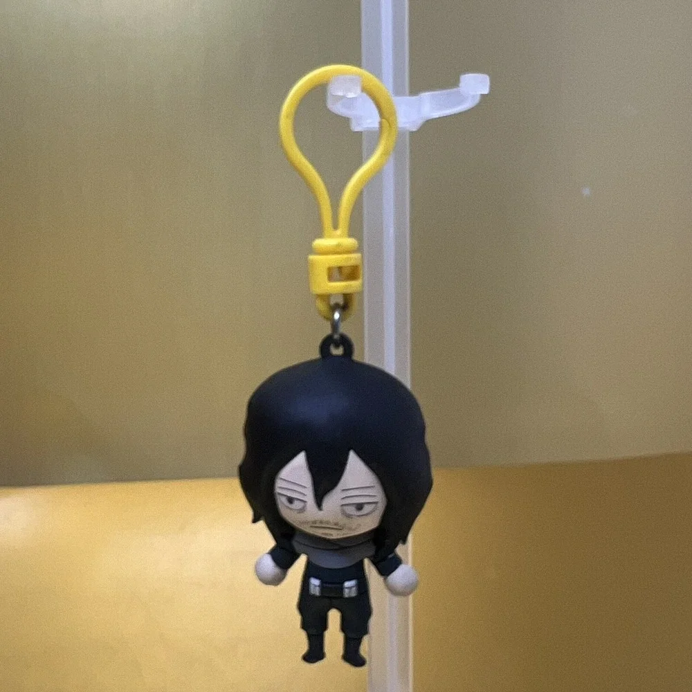 My Hero Academia Shota Aizawa Keychain Bag Clip Anime Figure Hanger Charm